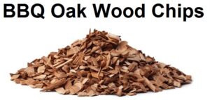 bbq smoking oak wood chips
